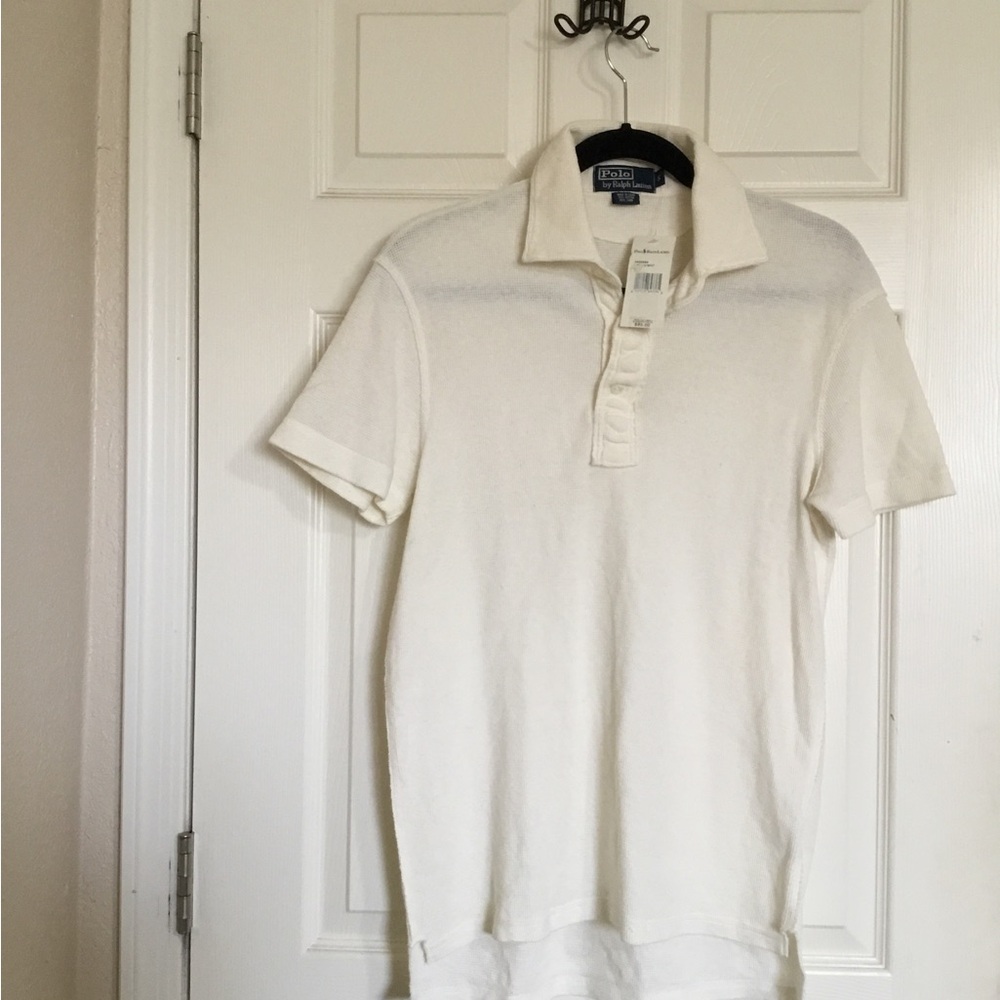 Polo by Ralph Lauren Men’s Short-Sleeve Polo Shirt - Cream